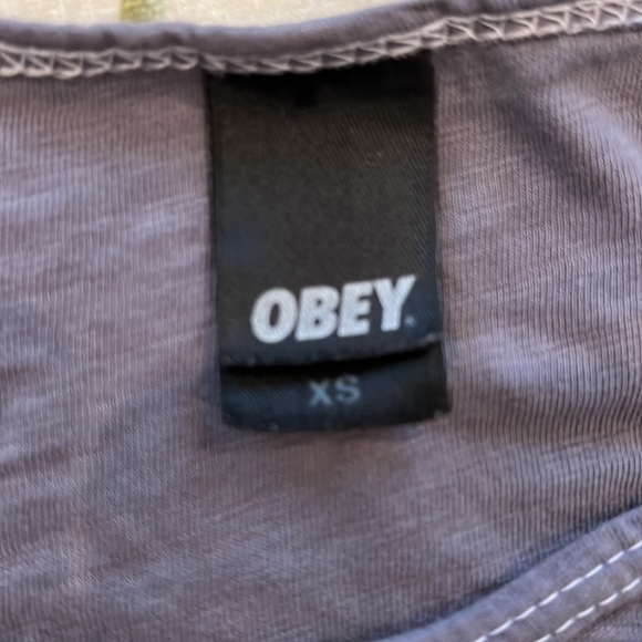 Super Early OBEY Baseball Tee (circa 2002) ft. David Bowie - Picture 2 of 5